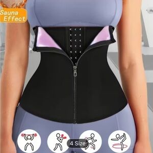 Purple and Black Women’s Slimming Waist Trainer Belt